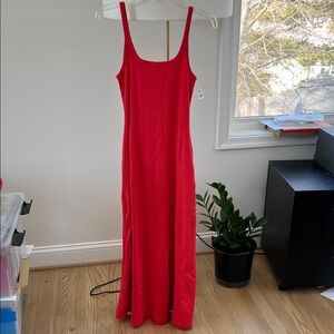 Old Navy Vibrant Red Maxi Dress (S)